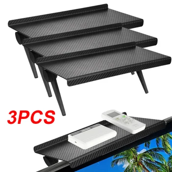TV Screen Top Storage Shelf Adjustable Monitor Storage Rack Computer Desktop Display Stand TV Router Storage Rack Home Organizer 1