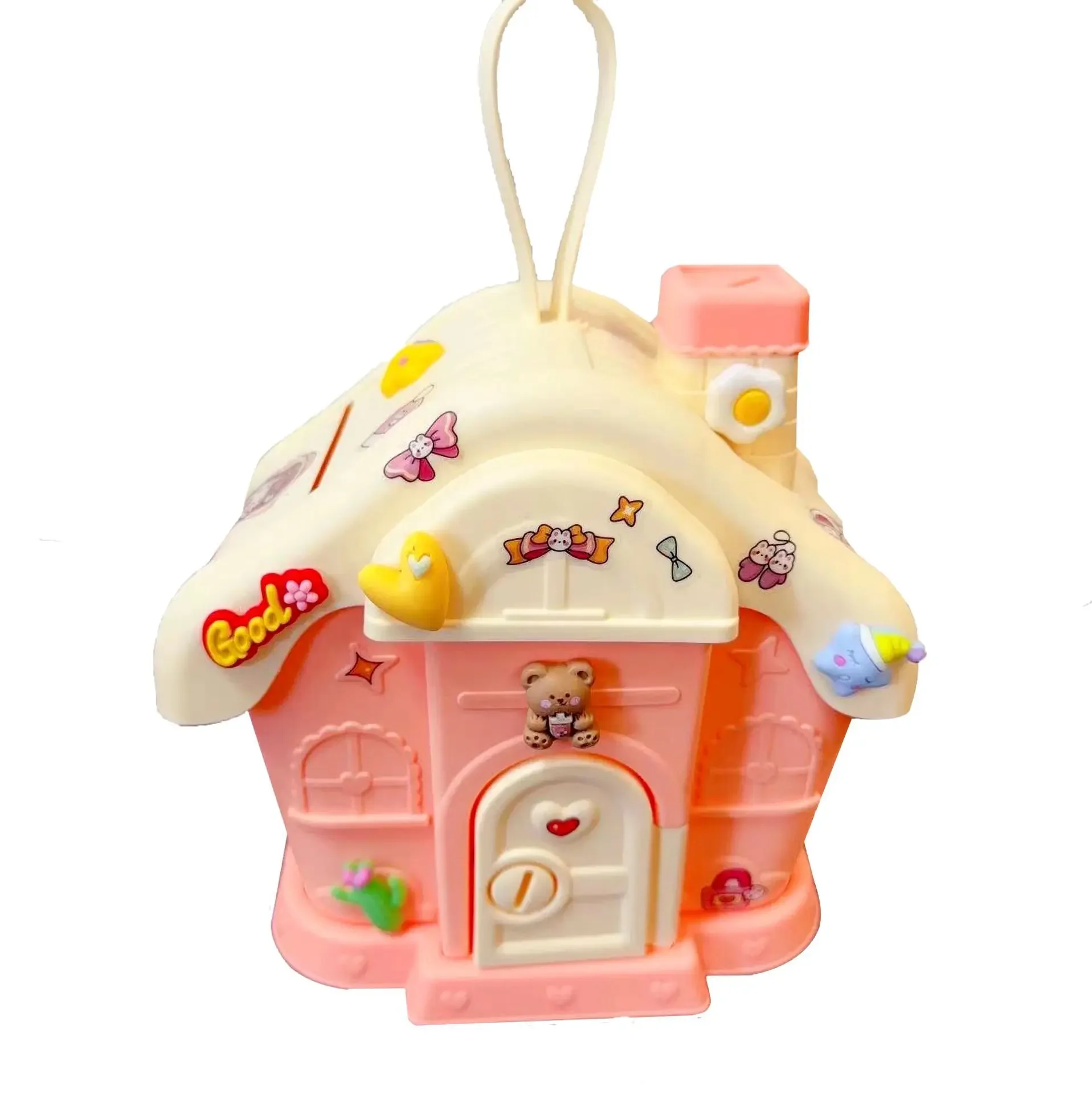 New Children's Savings Canister Cute Keybox Money Jar Student Men Women's Gift Anti-Fall Storage Vessel Finance Toy