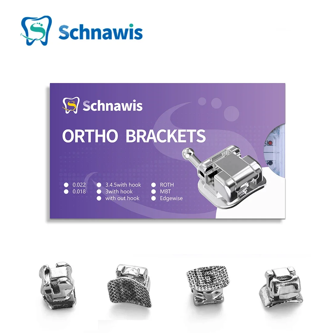 Soportes Autoligables De Ortodoncia Dental Roth/MBT 018/022 - Metal/cerámica, 3/345H, Nuevos Para Laboratorio