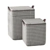 Folding Clothes Storage Bag Visible Portable Wardrobe Sorting Clothes Storage Box with Reinforced Handle for Bedding Quilt 1