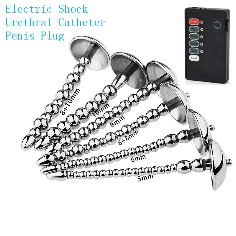 Stimulation Penis Tools Sex Products Penis Plug Electric Shock Urethral Dilators Urethral Sounding Catheter Sex Toys Men