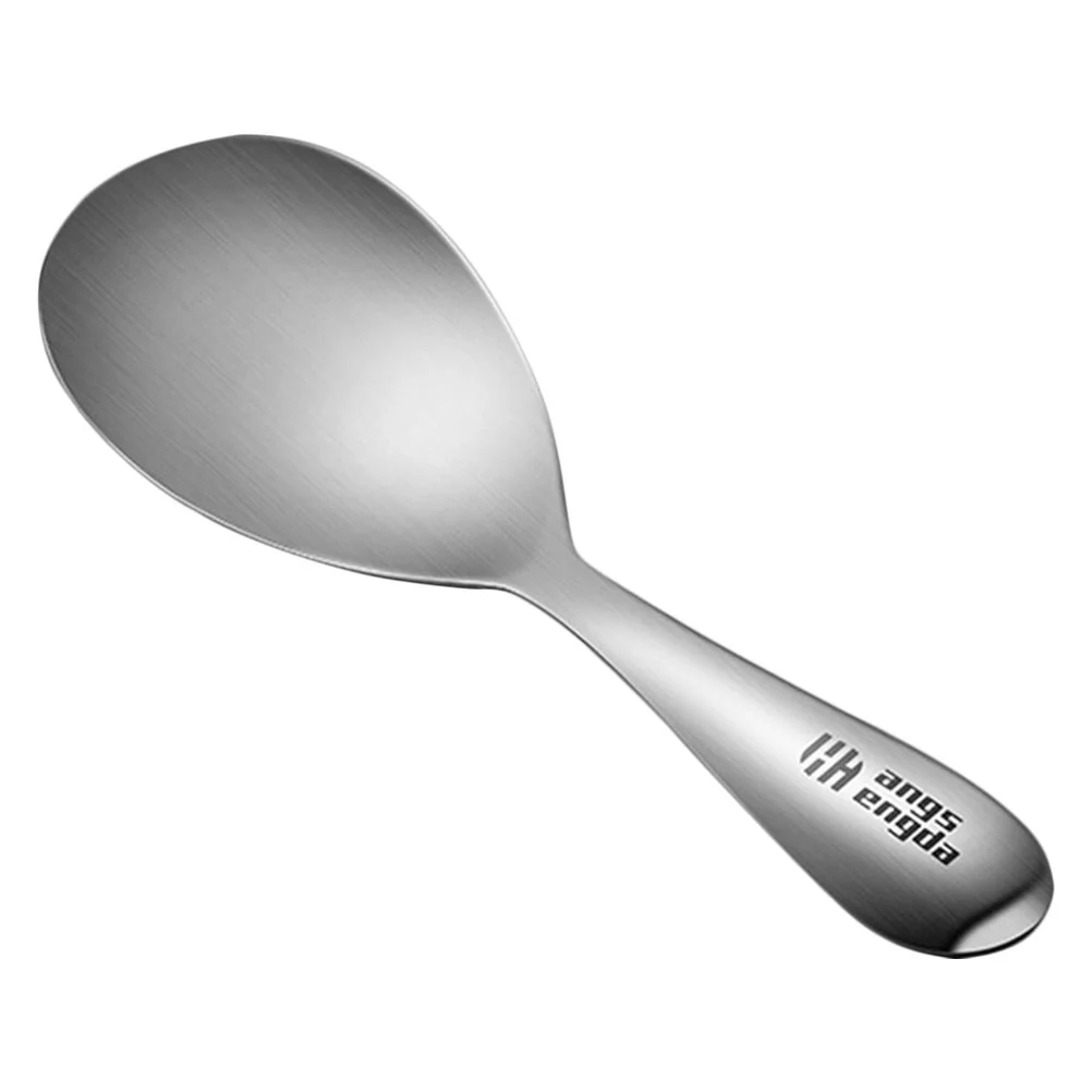 

Serving Spoon Home Supplies Stainless Steel Rice Kitchen Utensils Dish Spoons Thickened Non-stick Large Scoop Table