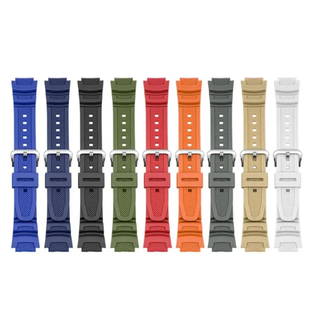 Universal Sports Silicone Strap with Pin Buckle - Soft and Durable Watch Wristband