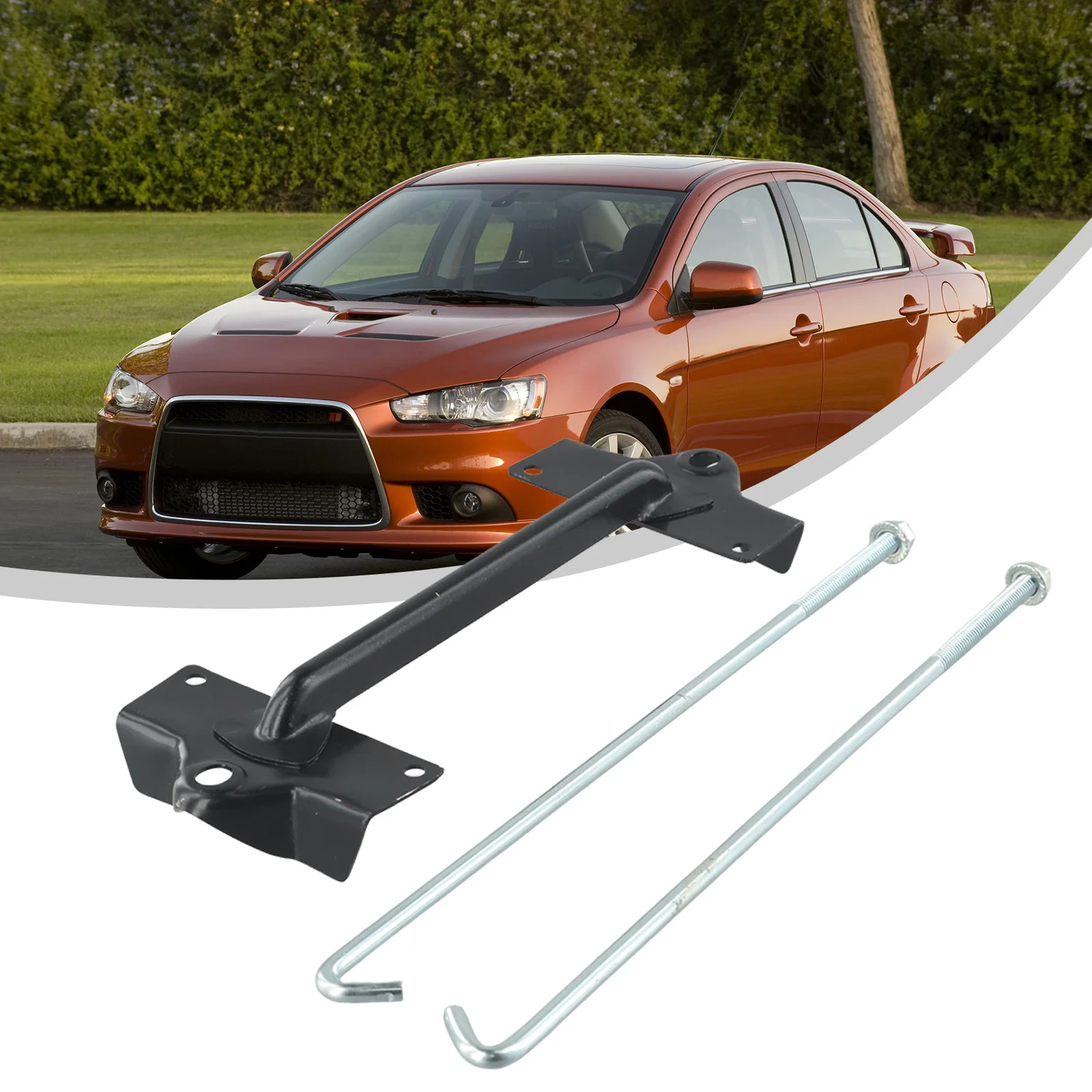 1x Battery Hold Down Bracket For Mitsubishi For Lancer Outlander Eclipse Grandis Battery Hold Down Bracket 2 Bolts