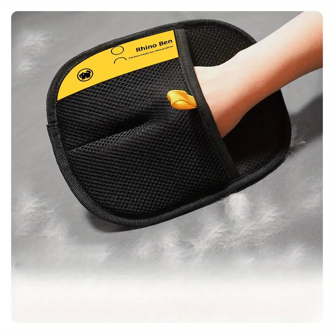 Double-Sided Pet Grooming Gloves 2