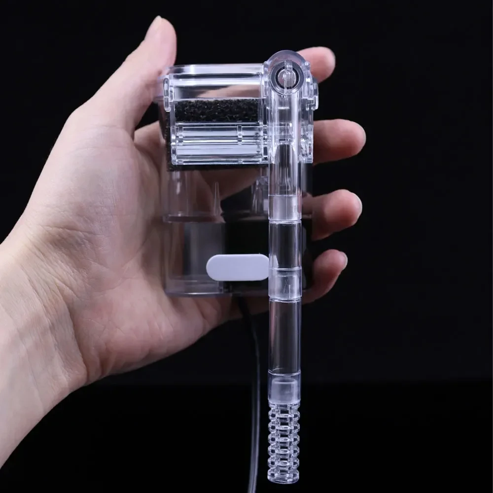 Aquarium Filter Hanging Filter Mini Filter Fish Tank USB power interface 2.5W Flow 250H/L Suitable for fish tanks below 30cm