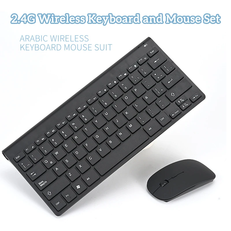 DISOUR Spanish Wireless Keyboard 2.4G Wireless Mouse and Keyboard Set 86 Keys Noise Reduction Silent for Office Working keyboard and mouse set wireless keyboard wireless mouse wireless keyboard and mouse wireless keyboard mouse set
