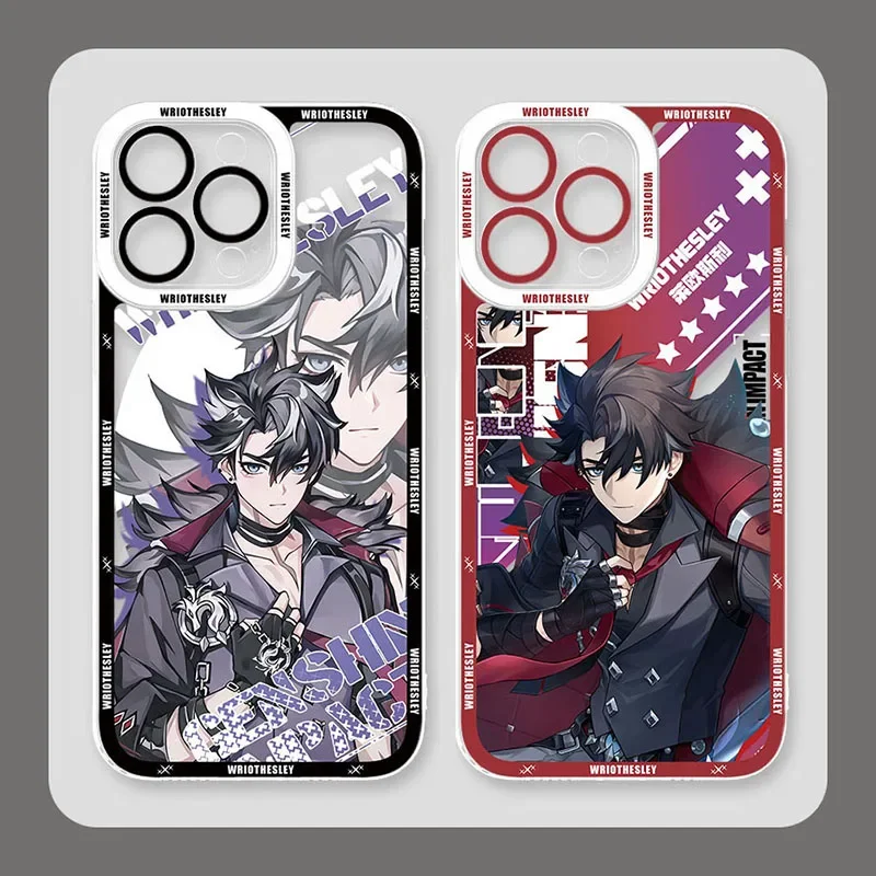 Genshin Impact Case Per Samsung Galaxy A13 A23 A33 A53 5G A73 A12 A22 A32 A52 A52S A04 A04S A15 A50 A70 A31 A51 A71 Wriothesley