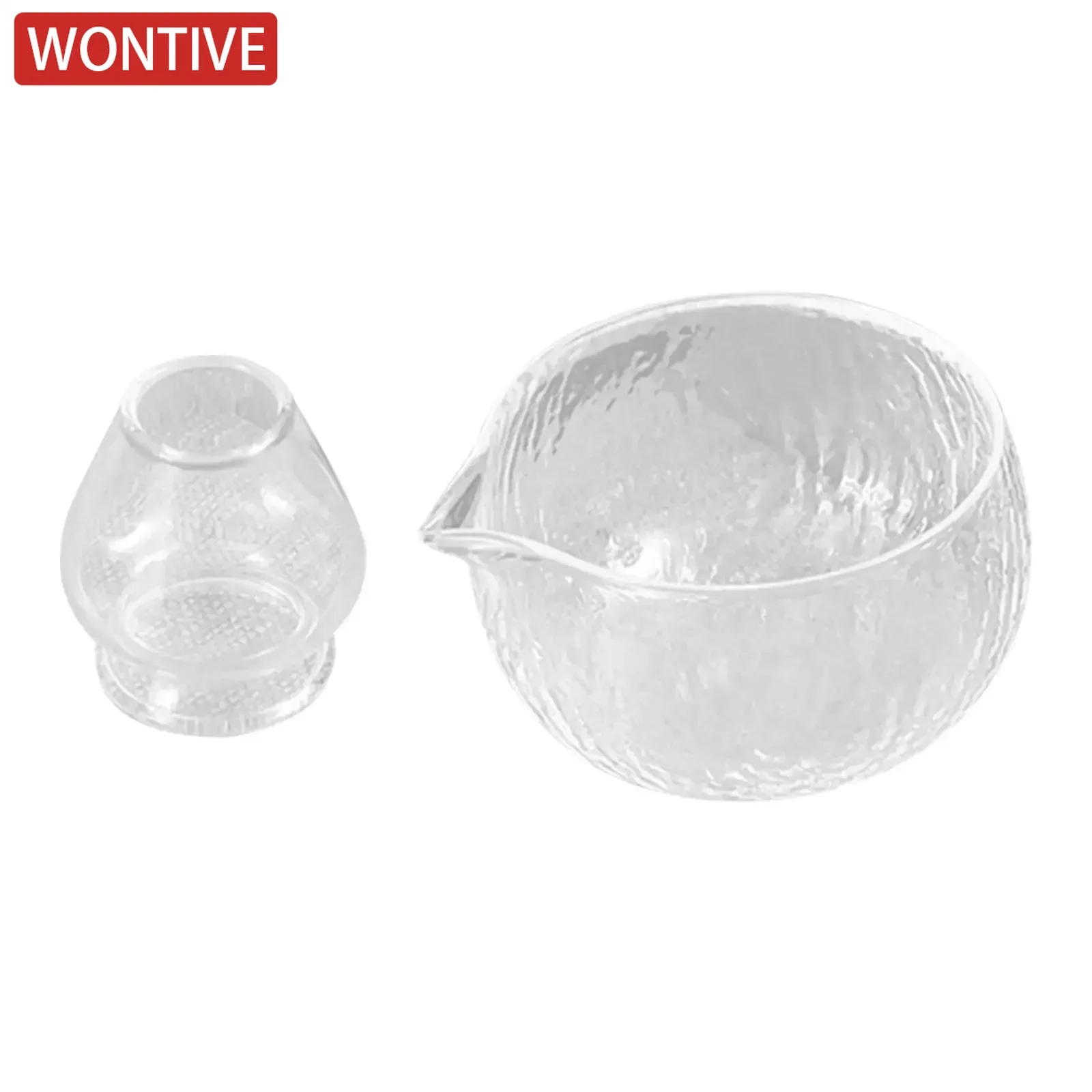 Matcha Tea Set Matcha Bowl Teaware Matcha Ceremony Starter Juice Bowl with Pouring Spout Teahouse Decor Tea Tool Chasen Whisk Stand 500 ml