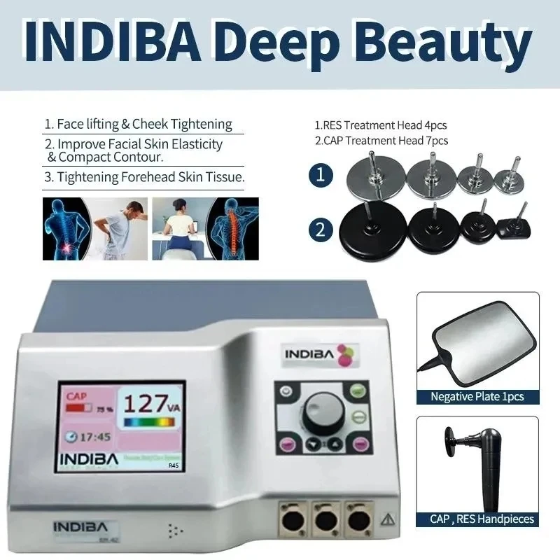 

448KHZ INDIBA ER45 Deep Care Machine Pain Relief Physical Therapy Equipment RF RET CET Body Sliming Machine