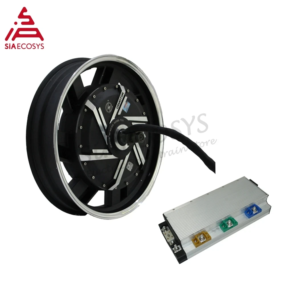 

SiAECOSYS QS 16*3.0inch 8000W 273 50H V3 120kph Electric Scooter Motor With APT FOC AE96600 72V 96V 8kW 10kw Speed Controller