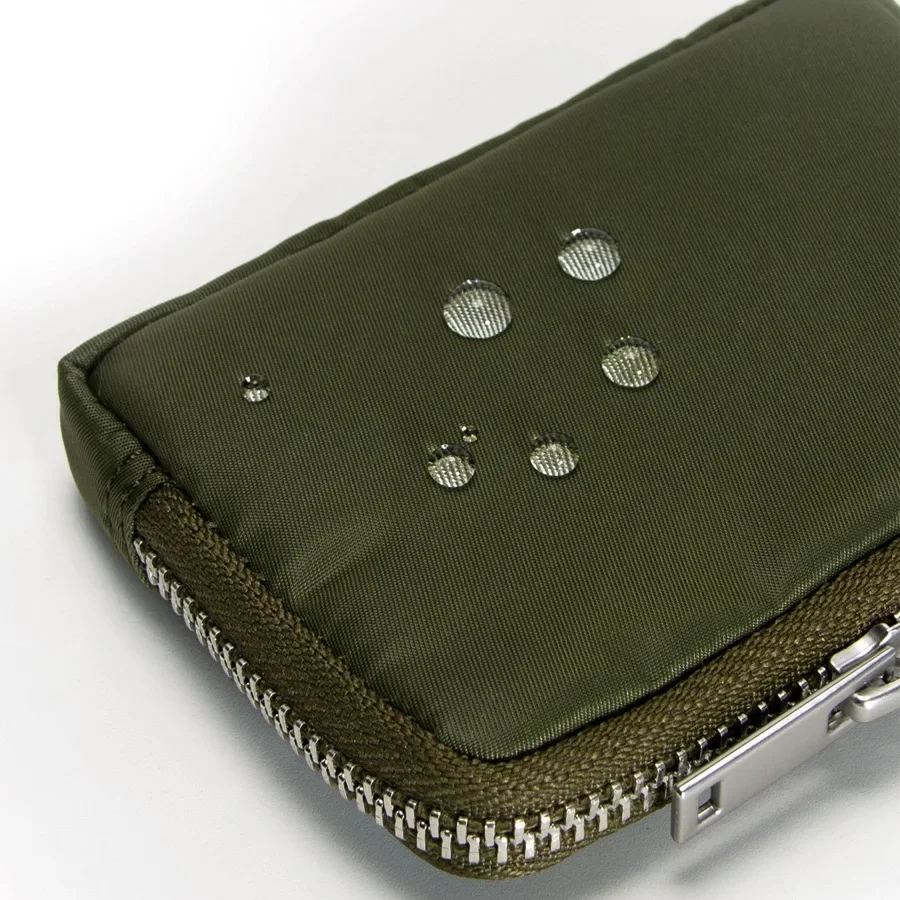 Japanese Men Wallet Earbuds Storage Bag Credit Card Holder Case Boys Girls Journey Bank Card Organizer Zipper Coin Purse