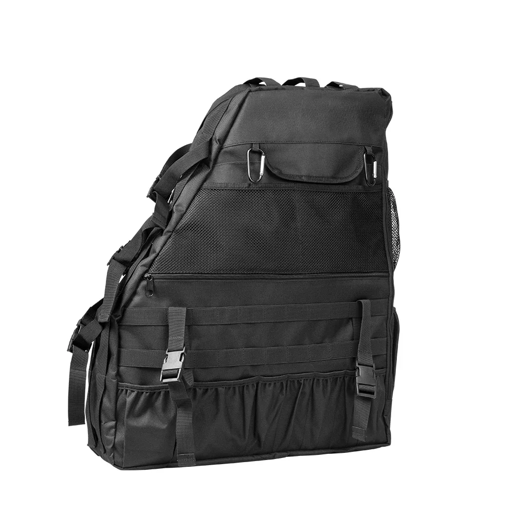 For Wrangler JK JKU JL 4-Door Cargo Saddle Bag Roll Bar Storage