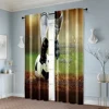 2pcs, Popular Curtains Inspirational Soccer Ball Versatile Fabric (without rod) Stuff Clearance Ldeal for Living Room, Bedroom, 6