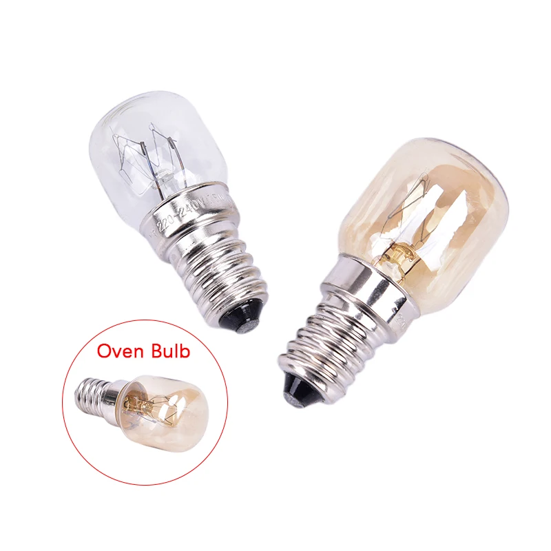 220V High Temperature Bulb 15W/25W E14 300 Degree Microwave Oven Light