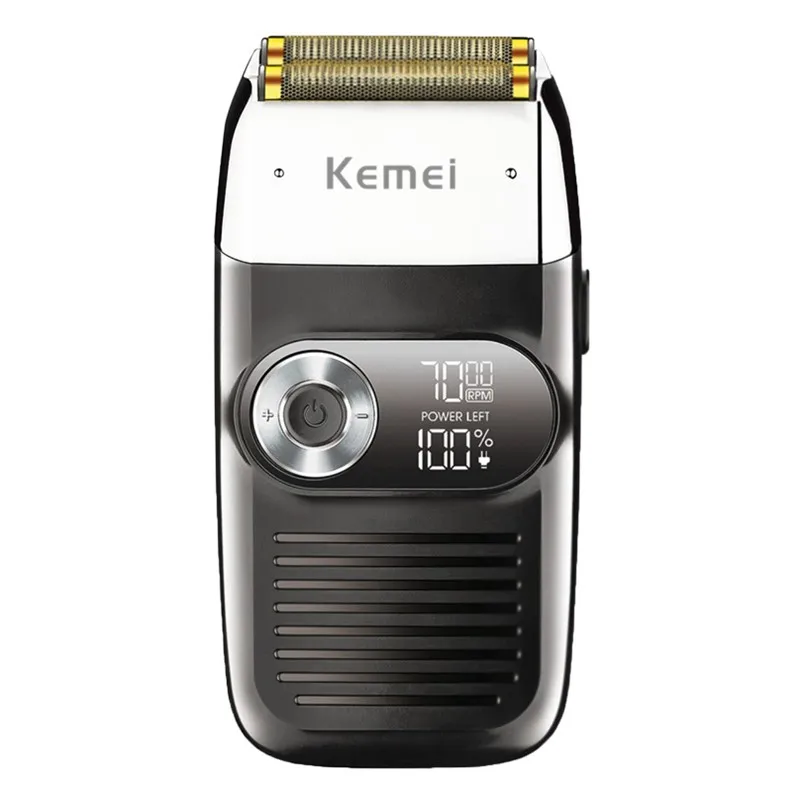 Kemei 2026 남성용 충전식 헤어 면도기 전기 면도기 수염 전기 면도기 이발사 살롱 홈용 대머리 면도기