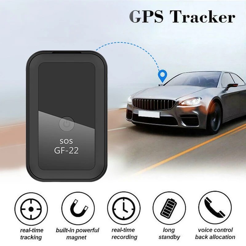 NewGF22GPSTrackerLocatorAntilostTracerDeviceWirelessSmart