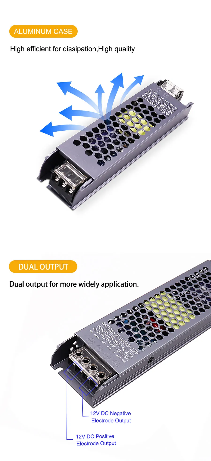 200 300w 400w 500 transformador led driver