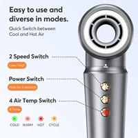 Bopcal – sèche-cheveux 5 en 1, peigne à air chaud, fer à friser électrique, souffleur haute vitesse 1200W, outils de coiffure multifonctionnels 7