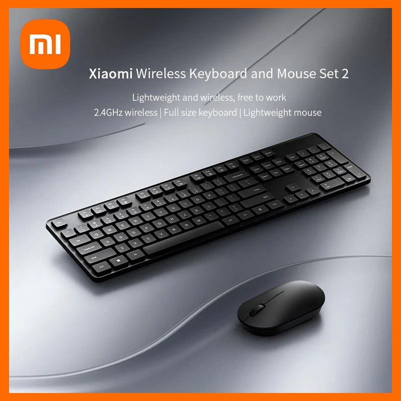 Xiaomi Wireless Keyboard and Mouse Set 2 Lightweight and 2.4GHz