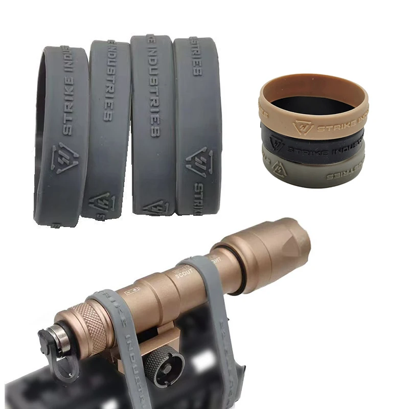 Tactical Rubber Binding Wide Band Fixed Accessories M416 Ar15 Air Soft