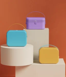 Valigia portatile per trucco, mini valigia per studenti, bagaglio di grande capacità 1