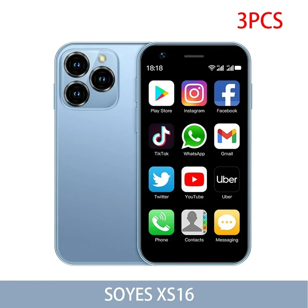 SOYES XS16 Mini Smartphone 3.0 Inch 4G LTE 3GB RAM 64GB ROM