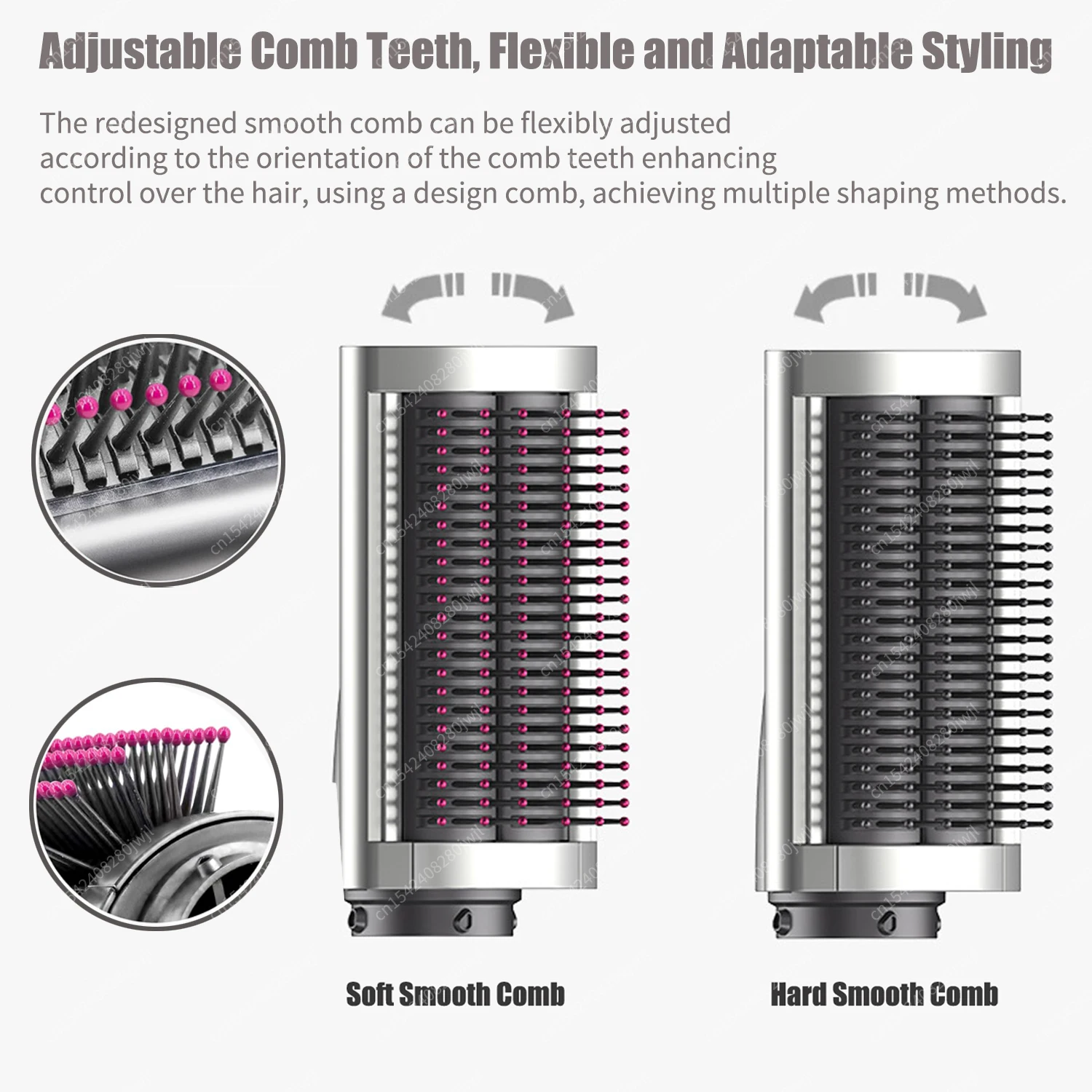 Hair Styling Nozzle Brush for Dyson Airwrap HS01/05 Anti Hair Nozzle For Dyson Dryer 30/40mm AutoCurling 360&deg;Roating