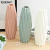 Diamond Pattern Plastic Smooth Vase Plants Basket Nordic Wedding Decorative Dining Durable for Living Room Bedroom Home Decora 2