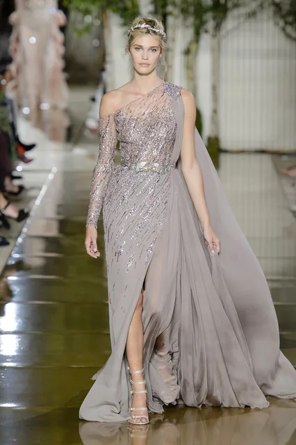 Elie Saab Farfetch Cocktail Dresses Elie Saab Vestito Di Chiffon