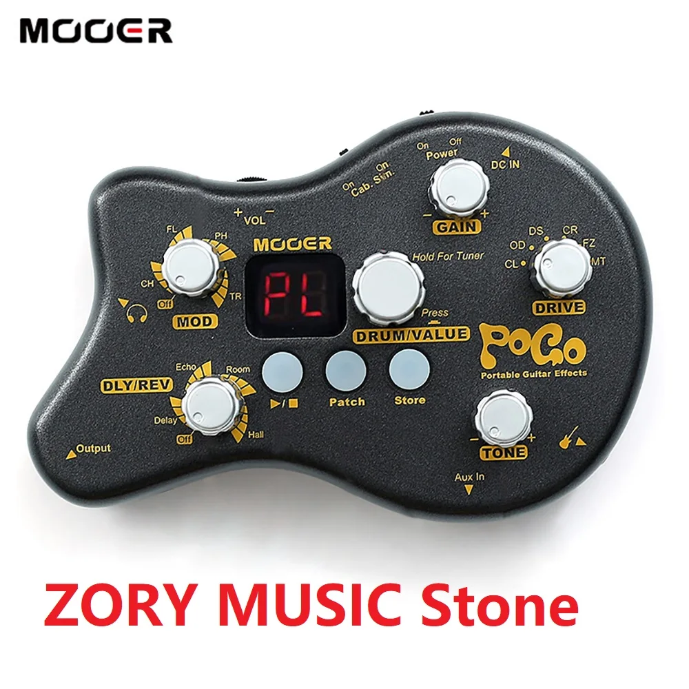 

Mooer PE50 Pogo Black Portable Guitar Multi Effects Processor - 5 Effects Modules