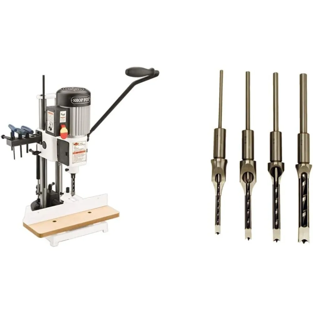 

NEW-Shop Fox W1671 - Mortising Machine & Powermatic Premium Mortise Chisel and Bit Set (1791096)