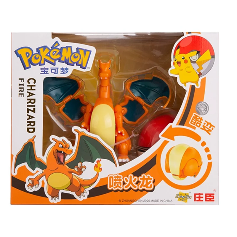 Pokemon anime figura charizard pikachu mewtwo bolso monstro ação