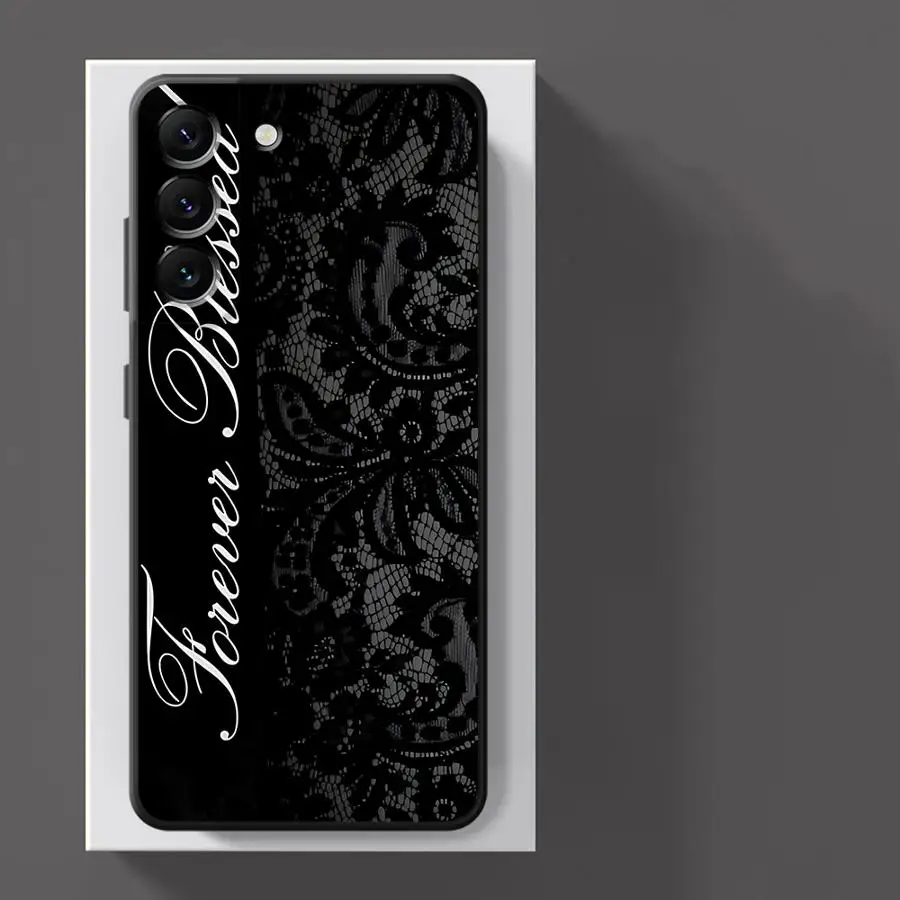 Elegant Black Sexy Lace Phone Case Cover