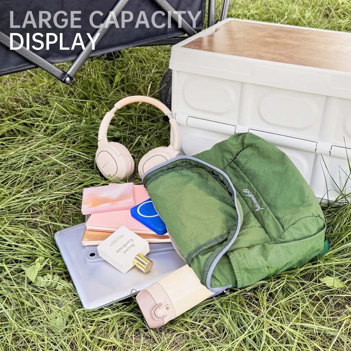 Lightweight Waterproof Nylon Backpack for Women, Outdoor Travel, Mountaineering, Large-Capacity School Bag, College Student Class Travel Small Backpack for Men