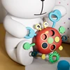 Montessori Toddler Pull Toy String Sensory Toys Silicone Activity Development Baby 0-12 Months 0-1 Year Educational Gifts 5