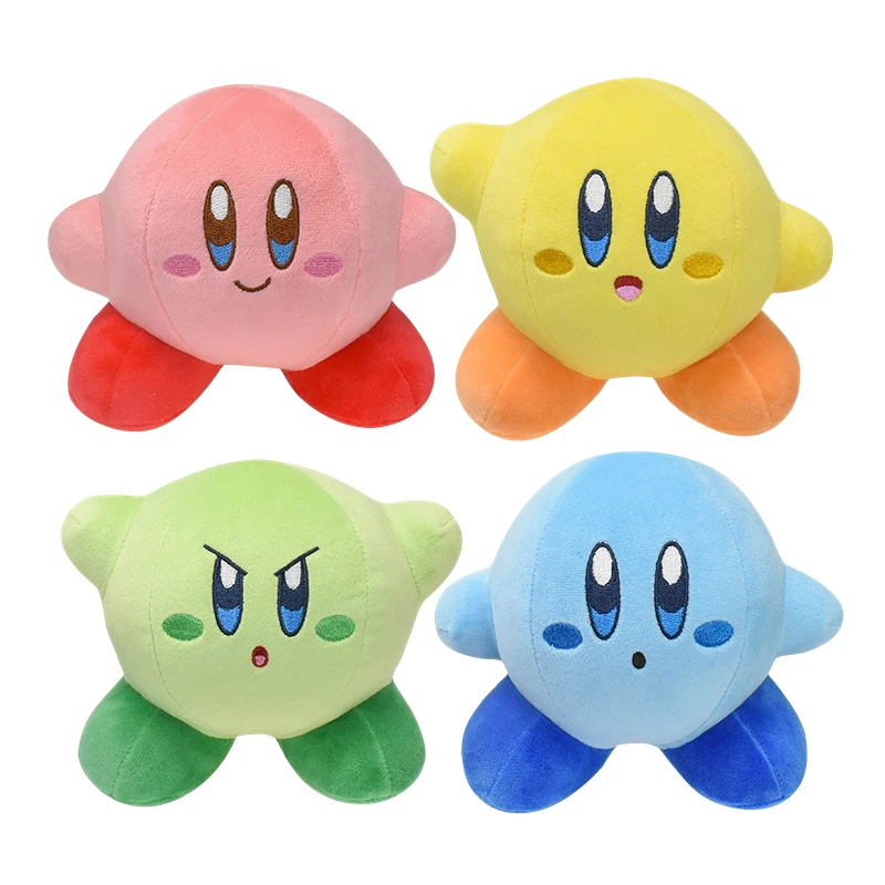 15cm Japan Anime Star Kirby Plush Stuffed Toys Cute Soft Peluche Cartoon Dolls Children's Birthday Gifts Kawaii Christmas Decor