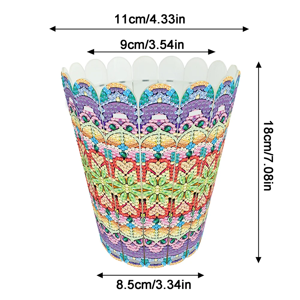 Diamond Painting Vase Diamond Painting Tabletop Ornaments Kit Desktop Diamond Art Flower Arrangement Vase for Home Office Decor