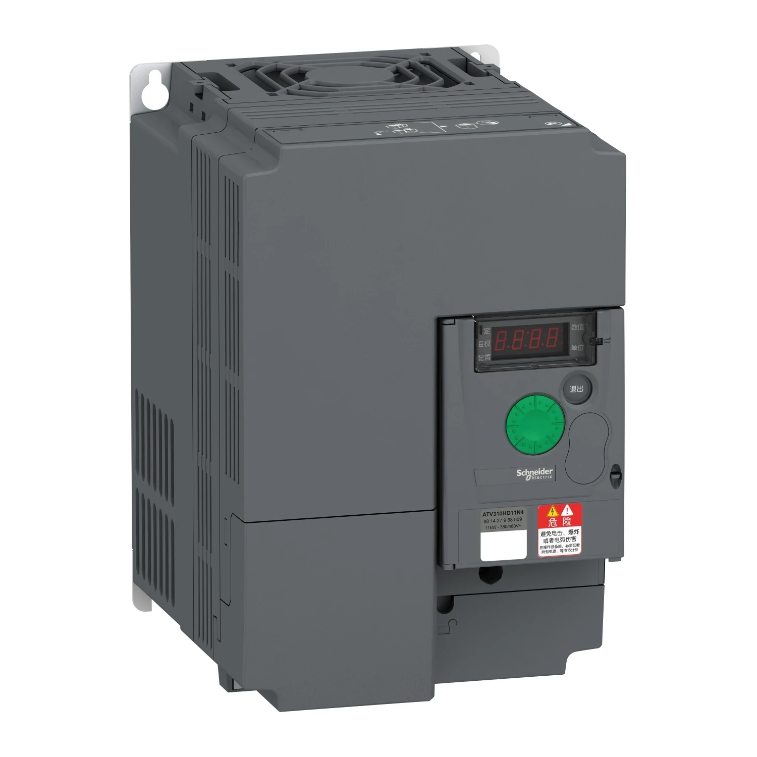 ATV310HD11N4A 가변 속도 드라이브 ATV310, 11 kW, 15 hp, 380...460 V, 3상, 필터 없음