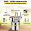 VEVOR Distiller Alcohol Brewing Still 12/20/30/50L Stainless Steel Alcohol Distiller Wine Making Boiler for Whisky Beer Brandy 6