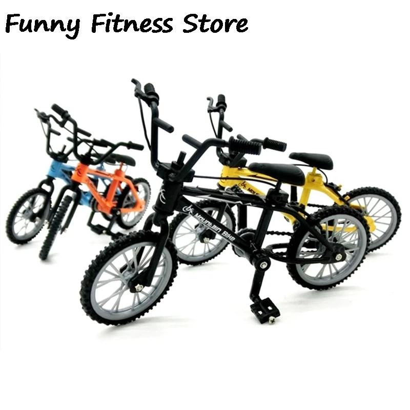 Alloy Finger Bicycle Diecast Metal Bike Model Racing Toy Simulation Collection Toys for Children Adult Mini Desk Funny children bicycles