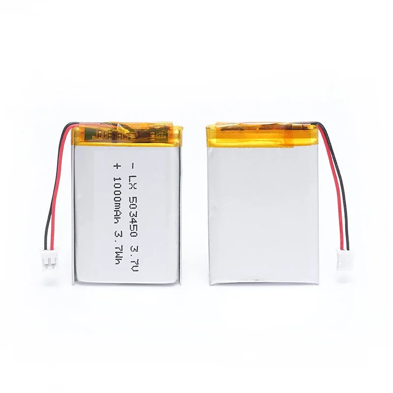 1000mAh 3.7V Polymer Lithium Rechargeable Battery