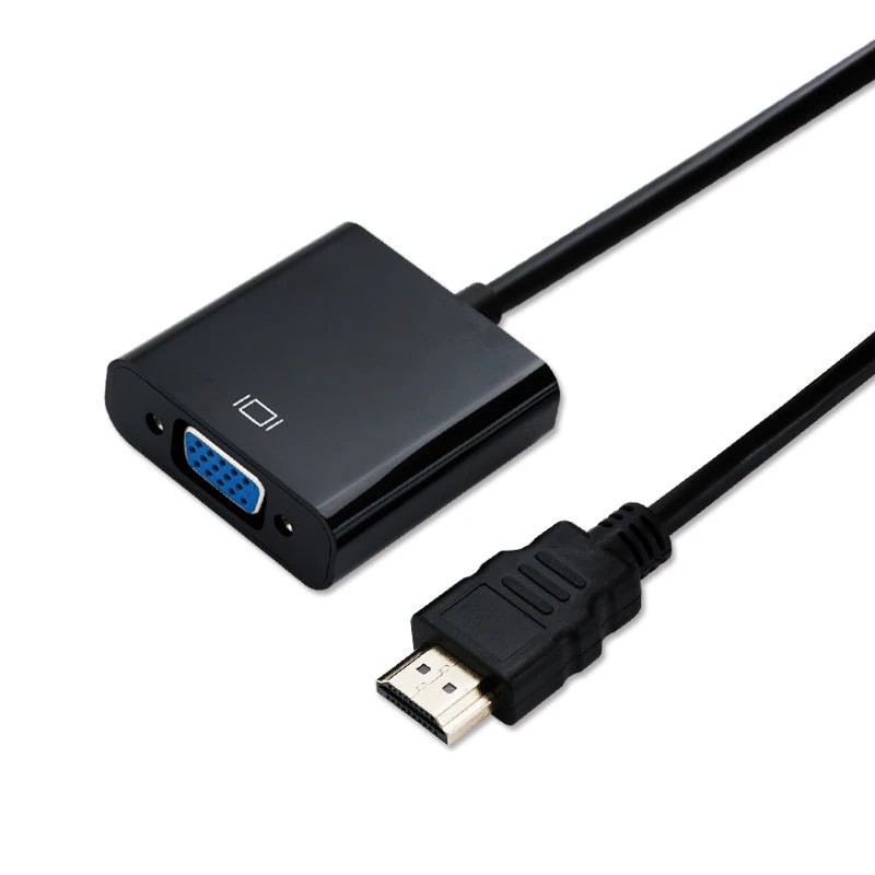 Hdmi cable hdmi to vga adapter cable vga cable vga cable adapter vga to hdmi converter HDMI To VGA Cable Converter HD 1080P With Audio Power Supply HDMI Male To VGA Female for Tablet laptop PC TV