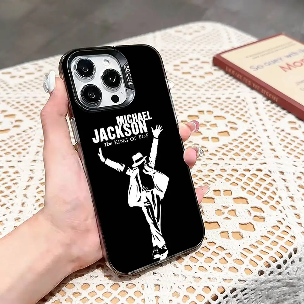 Stylish Michael Jackson Metallic Silver Phone Case
