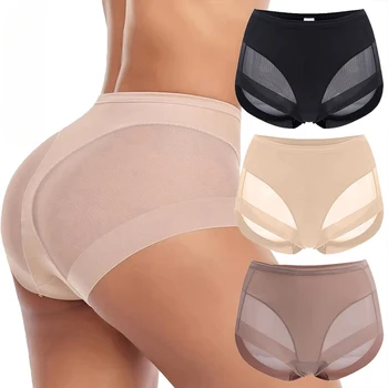 Women‘s Slimming Panties High Waist Tummy Control Briefs Female Trainer Shaping Underpants Butt Lifter Shapewear Underwear