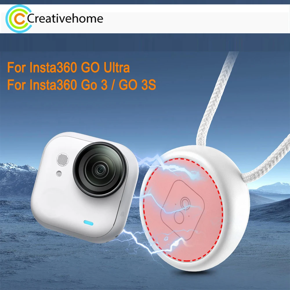 Insta360 GO Ultra용 PULUZ 자기식 퀵 릴리스 카메라 넥 스트랩 마..
