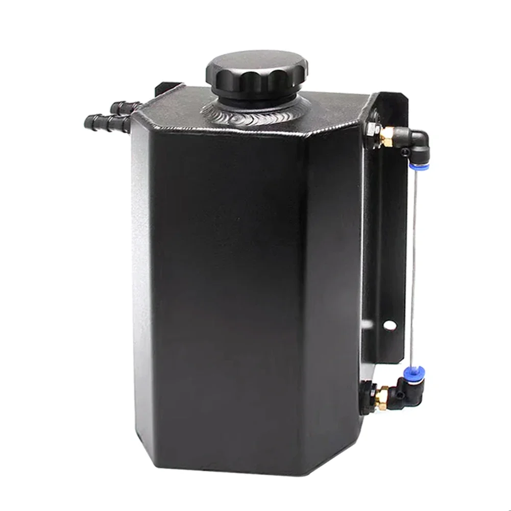 Universale 1L/2L Alluminio Tappo Dell'Olio Può Serbatoio Serbatoio Del Liquido Di Raffreddamento Del Motore Radiatore Olio Di Troppopieno Serbatoio De