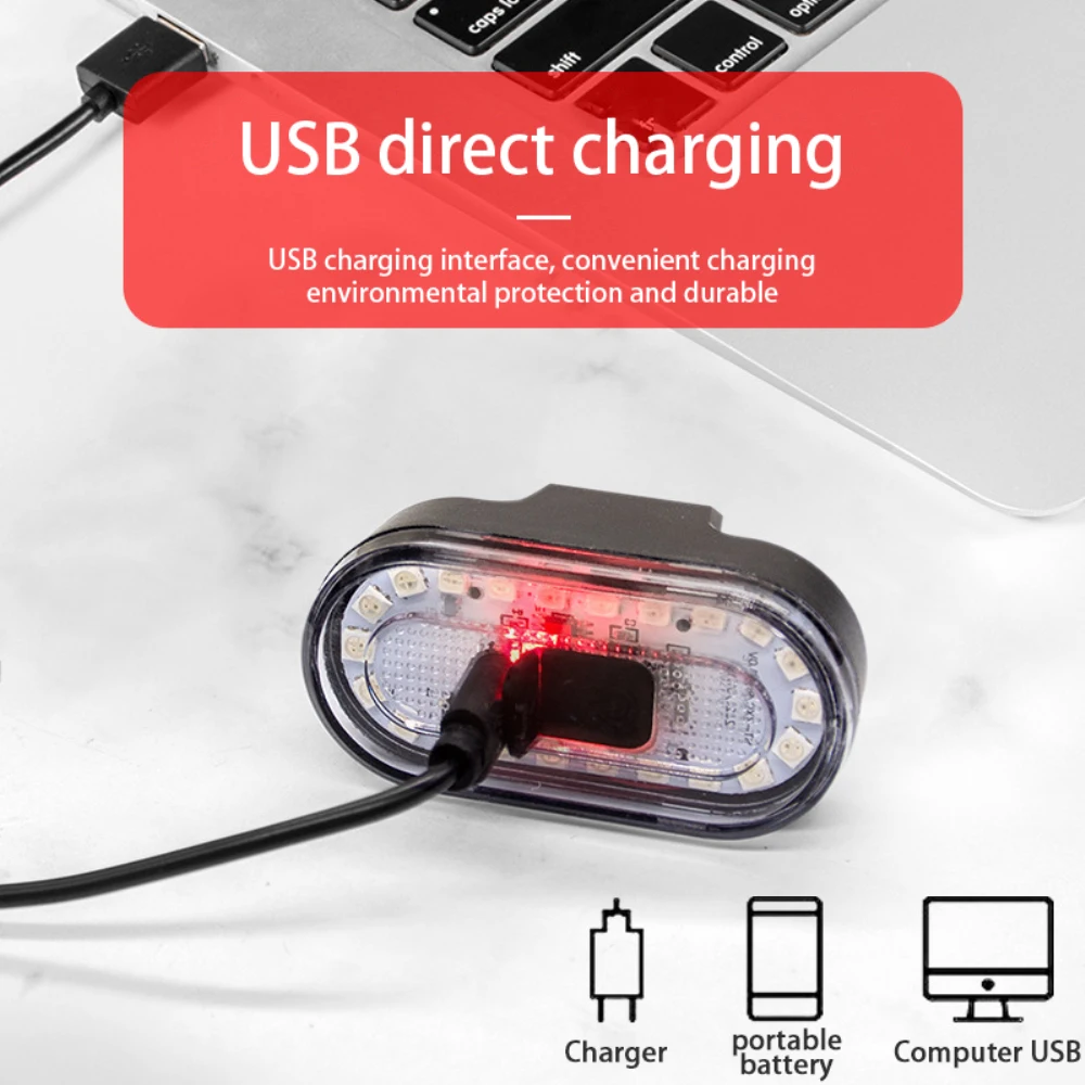 

Задняя фонарь для велосипеда с подзарядкой от USB