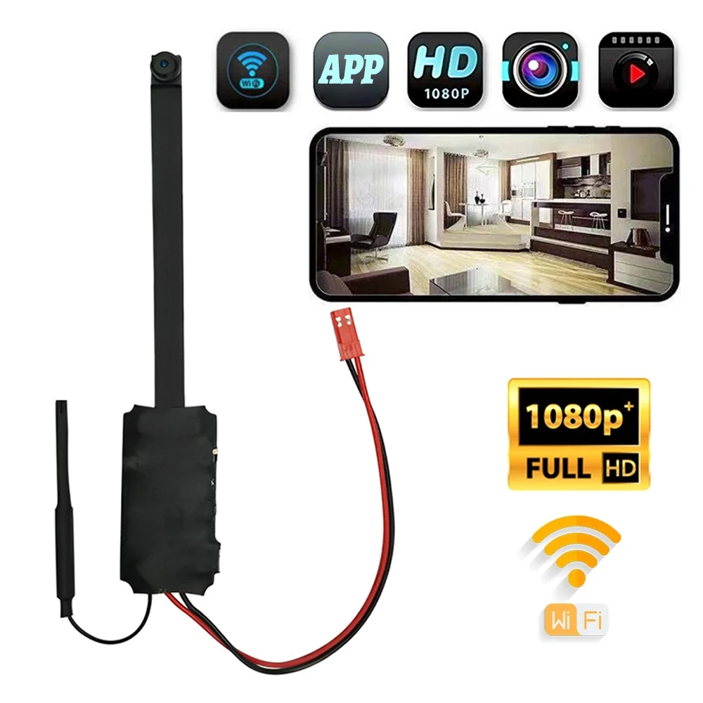 Description Picture 2 of itemMini Camera HD 4K 1080P Wifi IP Micro Camcorde Portable Wireless Module Video Recorde Support Remote View P2P Camera