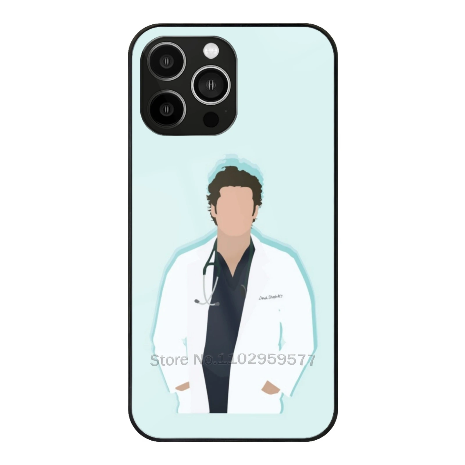 

Derek Shepherd Phone Case Tempered Glass For Iphone 15 14 13 11 12 Pro 8 7 Plus X Xr Xs Covers Beautiful Day Greys Anatomy